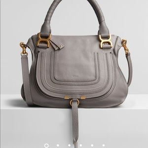 Chloe Marcie Handbag - Medium - Gray